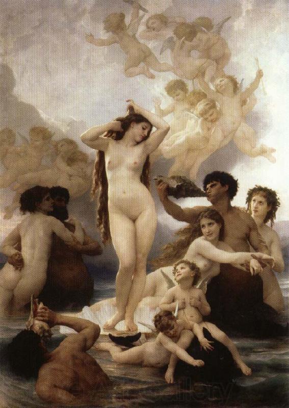 Adolphe William Bouguereau Birth of Venus Norge oil painting art